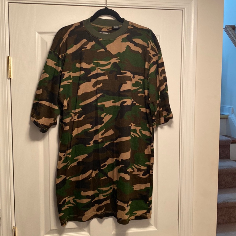 Brand New Roadblock Mens Camouflage Short Sleeve Shirt…size XXL
